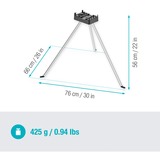 GARDENA Soporte para aspersor 18735-20 negro