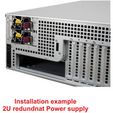 Inter-Tech 4U-4408L, Servidor de vivienda negro