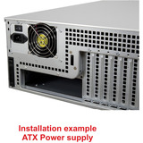 Inter-Tech 4U-4408L, Servidor de vivienda negro