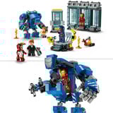 LEGO Laboratorio de Iron Man: Sala de Armaduras, Juegos de construcción Juego de construcción, 8 año(s), Plástico, 384 pieza(s), 399 g