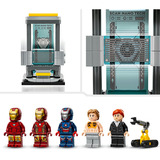 LEGO Laboratorio de Iron Man: Sala de Armaduras, Juegos de construcción Juego de construcción, 8 año(s), Plástico, 384 pieza(s), 399 g