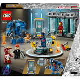 LEGO Laboratorio de Iron Man: Sala de Armaduras, Juegos de construcción Juego de construcción, 8 año(s), Plástico, 384 pieza(s), 399 g