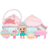 MGA Entertainment Yummiland Beauty Bag Playset + Lip Gloss Doll - Cupcake Beauty Bag, Muñecos Minifigura, Femenino, 4 año(s), Niño/niña, Multicolor