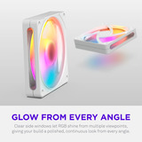 NZXT F120 RGB, Ventilador blanco
