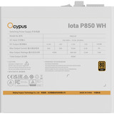 Ocypus Iota P850 White, Fuente de alimentación de PC blanco