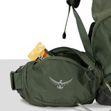Osprey Kestrel 58, Mochila verde oliva