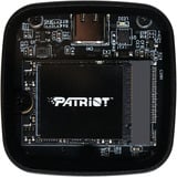 Patriot PDP31 SSD portátil 2 TB, Unidad de estado sólido negro/Rojo