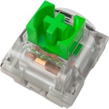 Razer Green Switch-Set, Interruptor de botón verde/Transparente