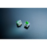 Razer Green Switch-Set, Interruptor de botón verde/Transparente