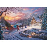 Schmidt Spiele Thomas Kinkade Studios: Disney Dreams Collection - Cinderella Bringing Home the Tree, Puzzle 