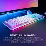 Turtle Beach Vulcan II Max teclado Juego USB Alemán Blanco, Teclado para gaming blanco/Transparente, Completo (100%), Alámbrico, USB, Switch de tecla optomecánico, LED RGB, Blanco