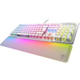 Turtle Beach Vulcan II Max teclado Juego USB Alemán Blanco, Teclado para gaming blanco/Transparente, Completo (100%), Alámbrico, USB, Switch de tecla optomecánico, LED RGB, Blanco