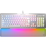 Turtle Beach Vulcan II Max teclado Juego USB QWERTZ Alemán Blanco, Teclado para gaming blanco/Transparente, Alámbrico, USB, Switch de tecla optomecánico, QWERTZ, LED RGB, Blanco