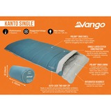 Vango Saco de dormir Kanto 250 Single, Mineral Green verde/Gris