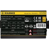 Xilence Gaming GOLD 650W, Fuente de alimentación de PC negro