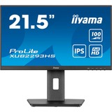 iiyama ProLite XUB2293HS-B6 pantalla para PC 54,6 cm (21.5") 1920 x 1080 Pixeles Full HD LED Negro, Monitor LED negro (mate), 54,6 cm (21.5"), 1920 x 1080 Pixeles, Full HD, LED, 1 ms, Negro