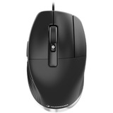 3DConnexion CadMouse Pro ratón mano derecha USB tipo A Óptico negro/Plateado, mano derecha, Óptico, USB tipo A, Negro