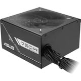 ASUS Prime -750B-BLACK unidad de fuente de alimentación 750 W 20+4 pin ATX ATX Negro, Fuente de alimentación de PC negro, 750 W, 100 - 240 V, Activo, 120 W, 750 W, 120 W