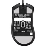 ASUS TUF Gaming M3 Gen II ratón Juego mano derecha USB Tipo C Óptico 8000 DPI, Ratones para gaming negro, mano derecha, Óptico, USB Tipo C, 8000 DPI, Negro