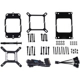 Alphacool 11996 accesorio o pieza de sistema de refrigeración para ordenador Depósito, Refrigeración por agua negro, Depósito, Acrílico, Latón, Cobre, Níquel, Acero inoxidable, Negro, LGA 1150 (Zócalo H3), LGA 1151 (Zócalo H4), LGA 1155 (Socket H2), LGA 1200 (Socket H5), LGA..., 4 pines, 1/4"