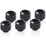 Alphacool Eiszapfen PRO 13mm HardTube Fitting G1/4 - Deep Black, Conexión negro