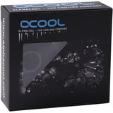 Alphacool Eiszapfen PRO 13mm HardTube Fitting G1/4 - Deep Black, Conexión negro