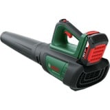 Bosch AdvancedLeafBlower 36V-750 (1x2.0Ah), Soplador de hojas verde/Negro, Soplador manual, 100 kmh, 200 kmh, Batería, 1,5 m/s², 254 mm