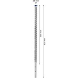 Bosch Expert Broca para martillo SDS Max-8X, Taladro Martillo perforador, Hammer drill bit, 2,8 cm, 920 mm, Concreto, Piedra, 80 cm