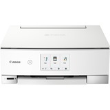 Canon PIXMA TS8351a Inyección de tinta A4 4800 x 1200 DPI Wifi, Impresora multifuncional blanco, Inyección de tinta, Impresión a color, 4800 x 1200 DPI, A4, Impresión directa, Blanco