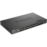 D-Link DXS-3410-32SY switch Gestionado L3 Negro, Interruptor/Conmutador Gestionado, L3, Bidireccional completo (Full duplex), Montaje en rack