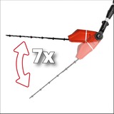 EINHELL 11017 corta-setos eléctrico 4,28 kg, Cortasetos rojo/Negro, Batería, 4,28 kg, 205 mm, 122 mm, 1215 mm, 5,44 kg