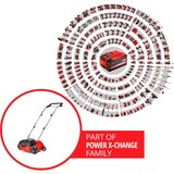 EINHELL GC-SC 36/31 Li-Solo 30 L Aspiradora de tambor Seca y húmeda Bolsa para el polvo, Escarificador rojo/Negro, Aspiradora de tambor, Seca y húmeda, Bolsa para el polvo, 30 L, Filtrado, 90 dB