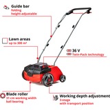 EINHELL GC-SC 36/31 Li-Solo 30 L Aspiradora de tambor Seca y húmeda Bolsa para el polvo, Escarificador rojo/Negro, Aspiradora de tambor, Seca y húmeda, Bolsa para el polvo, 30 L, Filtrado, 90 dB