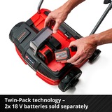 EINHELL GC-SC 36/31 Li-Solo 30 L Aspiradora de tambor Seca y húmeda Bolsa para el polvo, Escarificador rojo/Negro, Aspiradora de tambor, Seca y húmeda, Bolsa para el polvo, 30 L, Filtrado, 90 dB