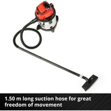 EINHELL TC-VC 18/20 Li S-Solo Negro, Gris, Rojo 20 L, Aspiradora en húmedo y en seco rojo/Plateado, Seca y húmeda, Negro, Gris, Rojo, 20 L, 8 kPa, 1,5 m, 3,6 cm