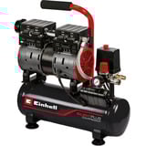 EINHELL TE-AC 6 Silent compresor de aire 550 W 110 l/min Corriente alterna rojo/Negro, 110 l/min, 8 bar, 550 W, 14,7 kg