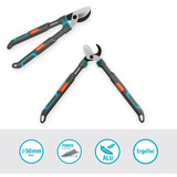 GARDENA TeleCut Pro S, 12040-88, Tijeras de podar gris/Turquesa