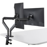 HAGOR 8716 soporte para monitor 68,6 cm (27") Negro Escritorio, Soporte de monitor gris oscuro, Abrazadera, 38,1 cm (15"), 68,6 cm (27"), 100 x 100 mm, Ajustes de altura, Negro