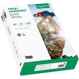 Inapa recyconomic pure white 80g 210x297 R papel para impresora de inyección de tinta A4 (210x297 mm) 500 hojas Blanco Universal, A4 (210x297 mm), 500 hojas, 80 g/m², Blanco, 100 µm