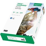 Inapa recyconomic pure white 80g 210x297 R papel para impresora de inyección de tinta A4 (210x297 mm) 500 hojas Blanco Universal, A4 (210x297 mm), 500 hojas, 80 g/m², Blanco, 100 µm