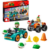 LEGO Carrera de Super Mario Luigi y Bowser Jr., Juegos de construcción 