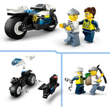 LEGO City Persecución en Moto de Policía, Juegos de construcción Juego de construcción, 4 año(s), Plástico, 65 pieza(s), 158 g