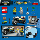 LEGO City Persecución en Moto de Policía, Juegos de construcción Juego de construcción, 4 año(s), Plástico, 65 pieza(s), 158 g