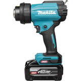 Makita Soplador de aire caliente a batería HG001GZ01 XGT, 40 Voltios, Decapador por aire caliente azul/Negro