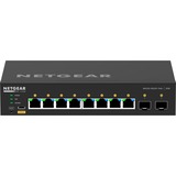 Netgear GSM4210PX Gestionado L2/L3 Gigabit Ethernet (10/100/1000) Energía sobre Ethernet (PoE) Negro, Interruptor/Conmutador Gestionado, L2/L3, Gigabit Ethernet (10/100/1000), Bidireccional completo (Full duplex), Energía sobre Ethernet (PoE), Montaje en rack
