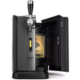 Philips PerfectDraft Dispensador de cerveza de barril doméstico serie 7000, Tirador de cerveza negro/Plateado, 6 L, Dispensador de cerveza de barril, Hoegaarden, Leffe, 1,5 bar, Plástico, 1,1 m