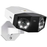 Reolink Duo Series P730 Bala (forma) Cámara de seguridad IP Exterior 4608 x 1728 Pixeles Pared, Cámara de vigilancia blanco/Negro, Cámara de seguridad IP, Exterior, Alámbrico, Google Assistant, 560 lm, 6500 K