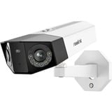 Reolink Duo Series P730 Bala (forma) Cámara de seguridad IP Exterior 4608 x 1728 Pixeles Pared, Cámara de vigilancia blanco/Negro, Cámara de seguridad IP, Exterior, Alámbrico, Google Assistant, 560 lm, 6500 K