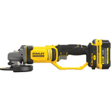 Stanley Amoladora angular inalámbrica, 18 Voltios negro/Amarillo