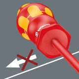 Wera Juego de destornilladores Kraftform VDE/7 Heavy Metal 2 rojo/Amarillo